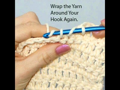 Double Crochet Stitch Completed lesson for beginner