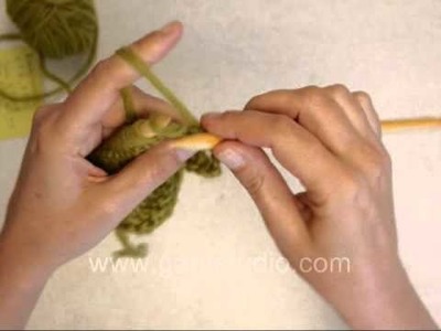 DROPS Knitting Tutorial: How to do dropped stitches