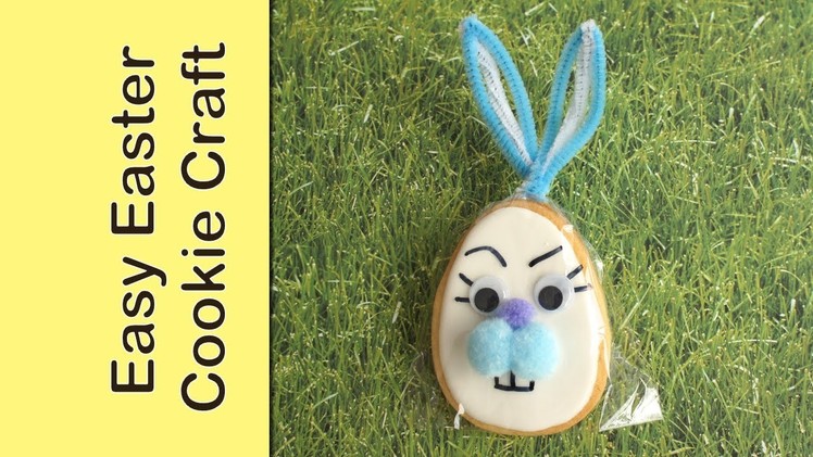 Easter cookie craft decorate your bag with bunny accents