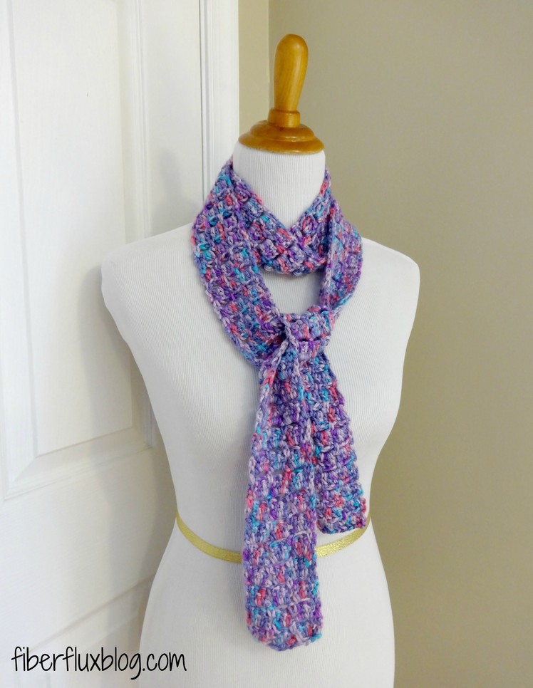 Episode 89: How to Crochet the Sugar Violet Skinny Scarf