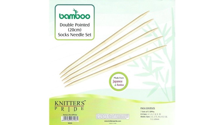 Giveaway! Knitter's Pride Bamboo DPN Needle Set