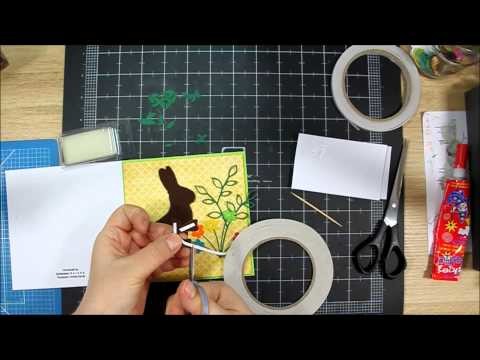 Happy Easter Card Tutorial - scrapbooking by Hoinka Crafts