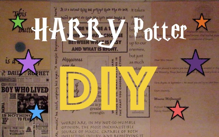 Harry Potter DIY ideas l Home Decor ideas