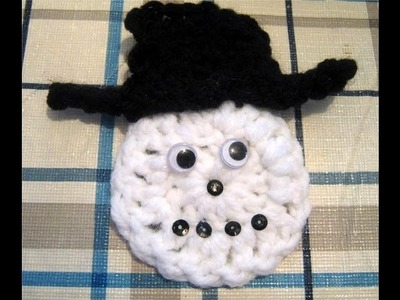 How To Crochet A Snowman Face