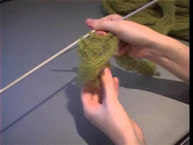 How to knit a scarf with Rowan Kidsilk Creation yarn