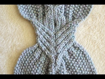How to Knit Right and Left Leaning Cables