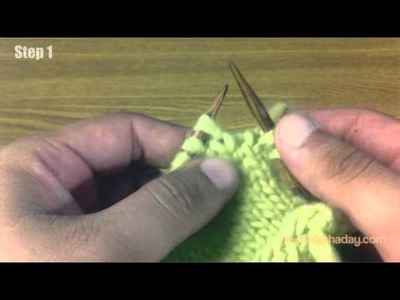 How to Knit the Slip Slip Knit (SSK) Decrease