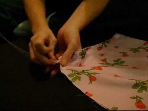 How to make a handsewn pillow case.