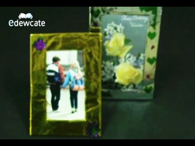 How to make a photo frame by Edewcate Crafts