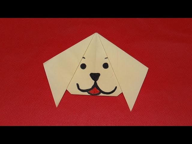 How To Make An Origami Puppy Face