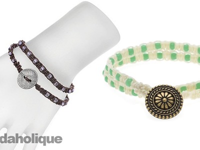 Instructions for Making the Beaded Macrame Wrap Bracelet Kit (Beads Inside)