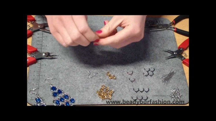 Jewelry making - DIY Project 9: Making dangling earrings