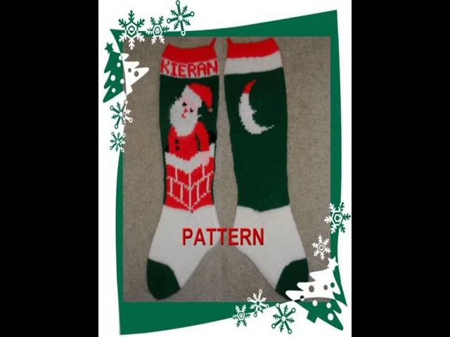 Knitting patterns christmas stocking
