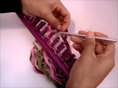 Loom Knit Lab: Working with Ruffle Style Yarn