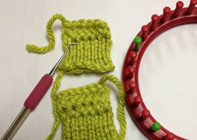 Loom Knit: Quick Half Hitch Cast on