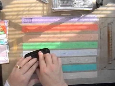 Make your own decorative Masking Tape with Shimmerz Paints