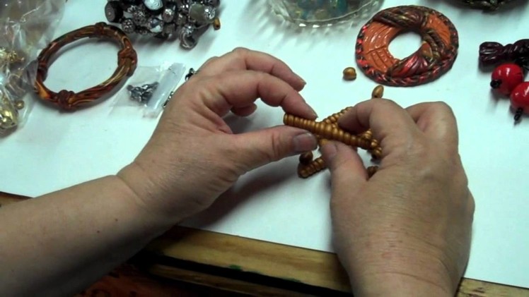 Making Polymer Clay Spiral Beads In the Organic Style by B'sue