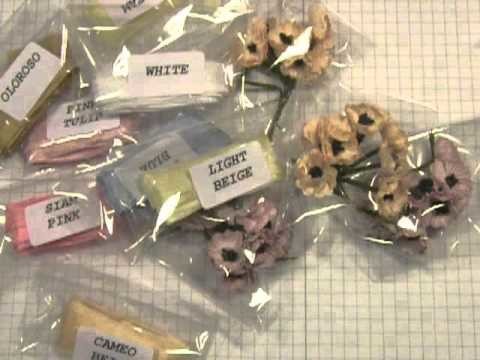 Mulberry Paper Flowers Haul - DT Wild Orchid Crafts