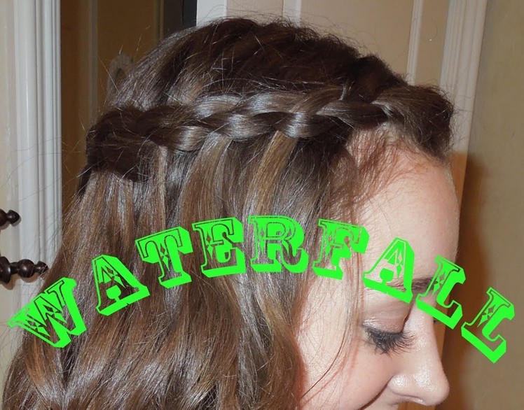 Pinterest Hairstyle: DIY Inside Out Waterfall Braid Step by Step Tutorial!!:)