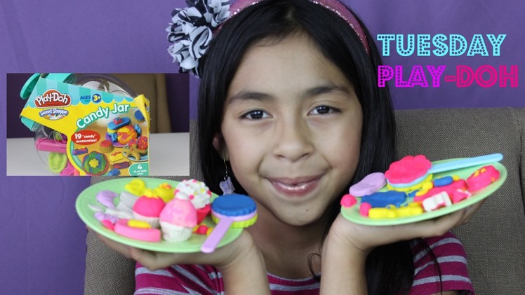 PLAY DOH Candy Jar,Make Cupcakes, Ice Cream, Lollipops-Tuesday Play Doh|B2cutecupcakes