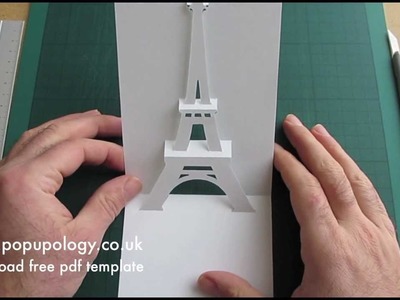 Pop Up Eiffel Tower Card Tutorial - Origamic Architecture