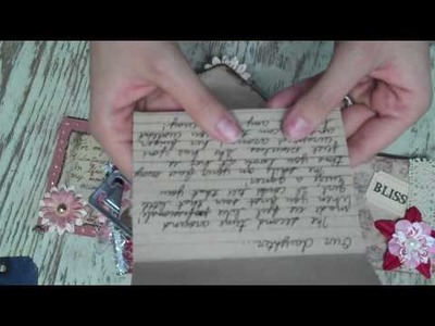 Scrapbooking with Marion Smith Love Notes Mini Album
