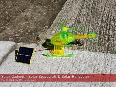 Solar Gadgets- Solar Spacecraft & Solar Helicopter @ RC-Fever.com