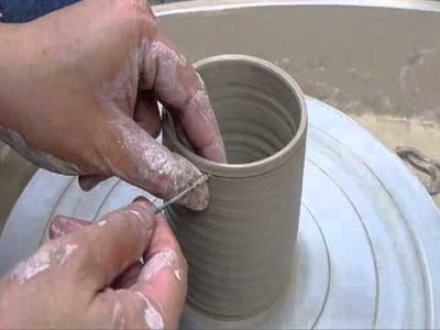 Trimming the rim - Clay Craft Malaysia