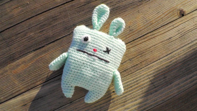 Ugly bunny amigurumi crochet pattern [advanced] Schachenmayr Baby Super Soft