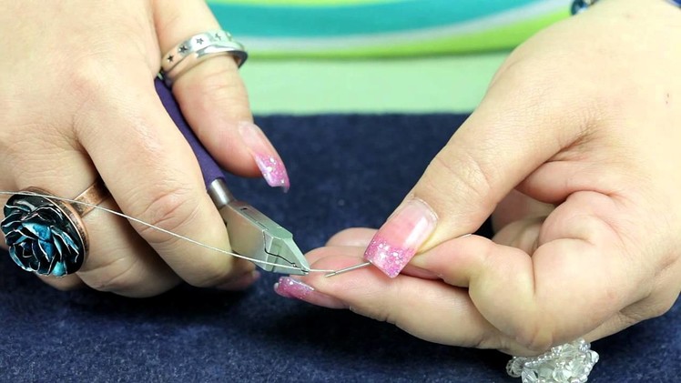 Using the Sbeady Needle for .015" Beading Wire by Beadalon