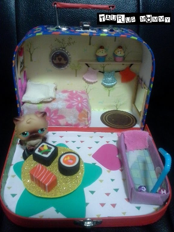 Vintage Littlest Pet Shop DIY Portable Dollhouse: Tour & Tutorial for Handmade Miniature Furniture