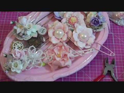 Altered Safety Pins Tutorial - Wild Orchid Crafts DT