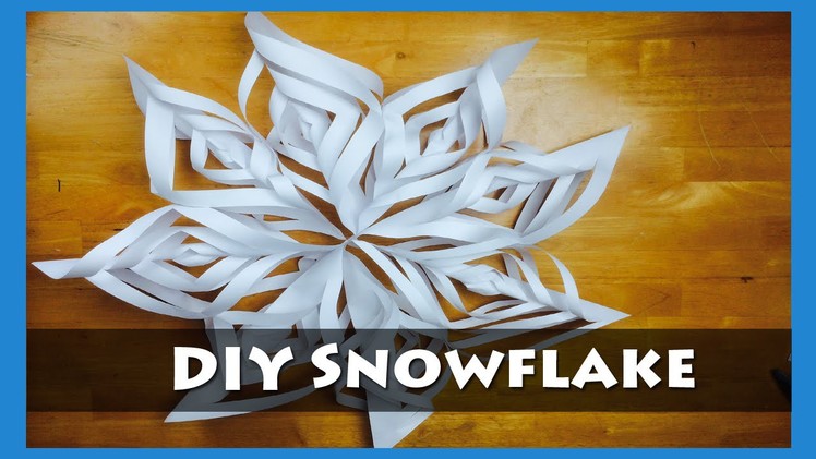 BG DIY: Craft Paper Snowflakes