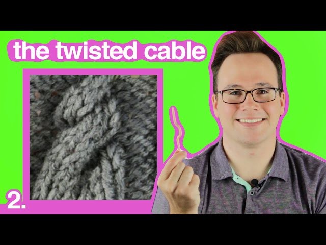 Cable Knitting 101: How to Make a Twisted Cable
