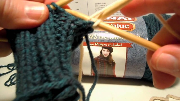 Changing Colors - Bernat Work Sock Cup Cozy (knit)