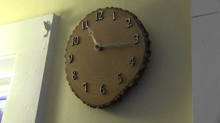 Craft Idea - DIY Wood Clock