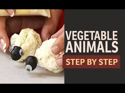 Craft Ideas for kids - How to make a Vegetable Sheep (Hindi)