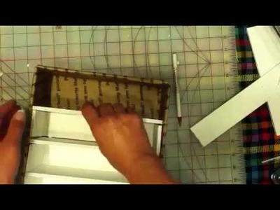 Craft storage box tutorial, part three