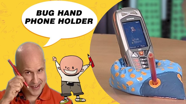 Crafts Ideas for Kids - Bug Hand Phone Holder | DIY on BoxYourSelf
