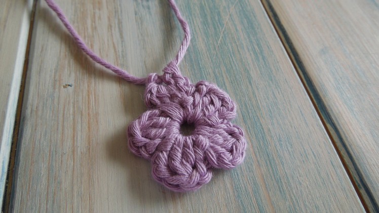 (crochet) How To Crochet a Cluster Flower