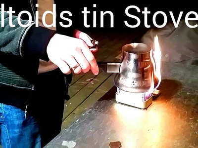 DIY Altoids tin stove!! Altoids Projects!