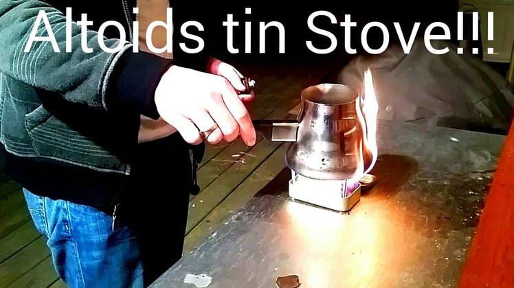 DIY Altoids tin stove!! Altoids Projects!