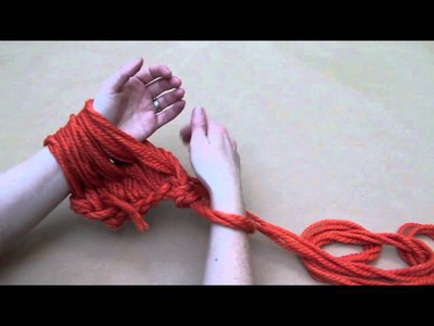 DIY Arm Knitting Tutorial: Learn how to arm knit the Infinity Scarf