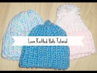 DIY Baby Beanies with a Round Knitting Loom: Tutorial Tuesday
