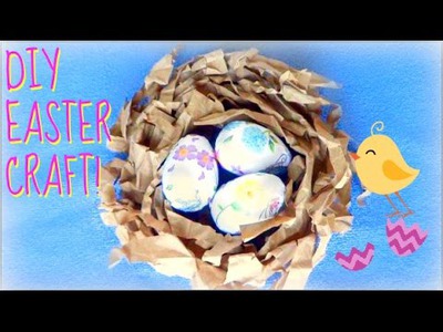 DIY EASTER CRAFT | Decorative Bird's Nest & Eggs