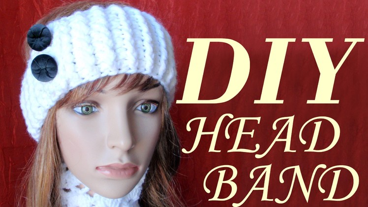 DIY Easy Simple Crochet Headband, Tutorial, Pattern Crochet Ribbing
