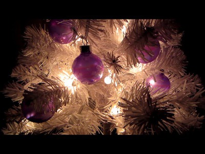 DIY : Mini Christmas Tree Decorating