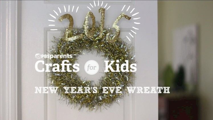DIY New Year's Eve Wreath | Crafts for Kids | PBS Parents