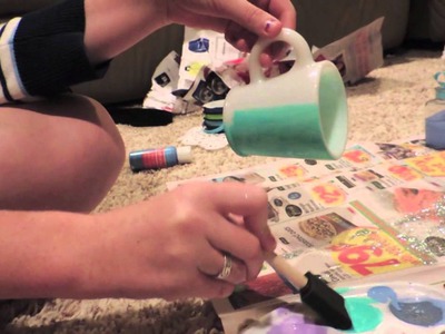 DIY Pencil Cup Holder Craft with makeupbykimm and Melissa!