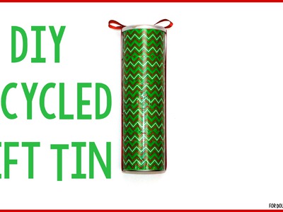 DIY Recycled Gift Tin | Dollar Store Craft